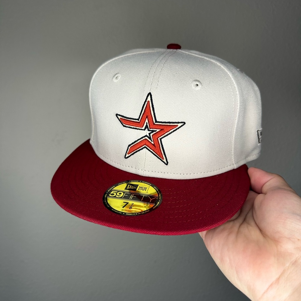 Houston Astros Fitted Hat Stone Dome